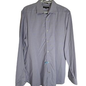 Banana Republic Men's Blue Checkered Shirt